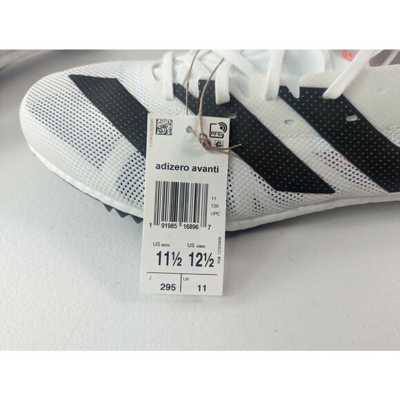 Men\'s Size 11.5 - adidas Adizero‎ Avanti Tokyo White Running Track Spikes NEW main image 8